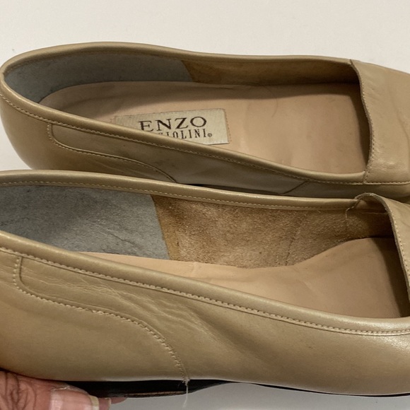 Enzo Angiolini Gold Genuine Leather Loafer Size 9M - Picture 13 of 15